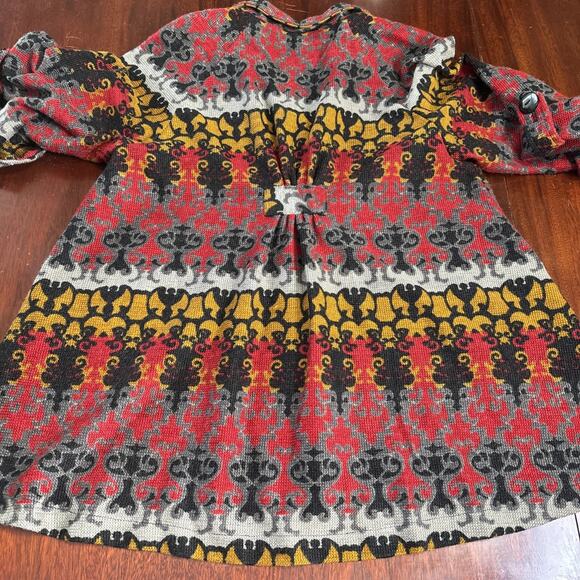 Luii Wool Blend Tunic Jacket Size XL Artsy Eclectic Folksy Lagenlook Lightweight - Picture 8 of 8